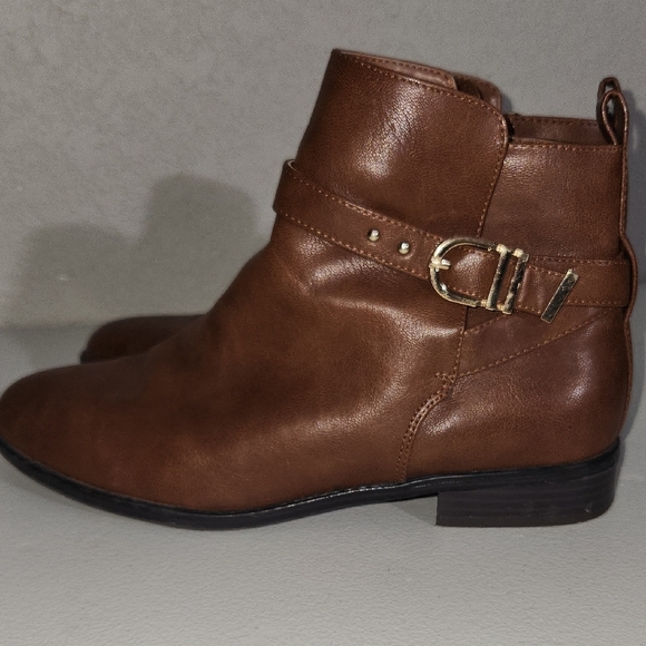Kelly & Katie Brown Ankle Boots Size 11 Buckle - Picture 7 of 12